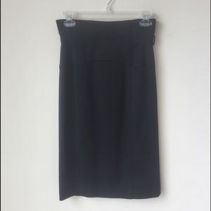 Roberto Cavalli black fitted skirt.